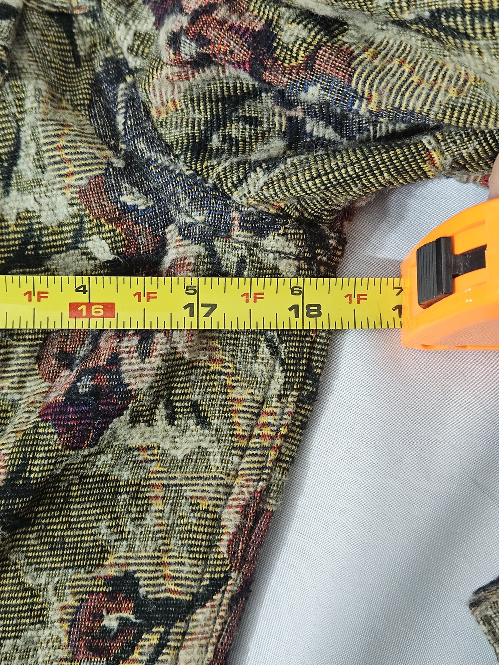 Caribbean Joe Floral Tapestry Jacket Small Cottagecore Boho Like New - Picture 9 of 10